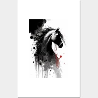 Appaloosa Ink Portrait Posters and Art